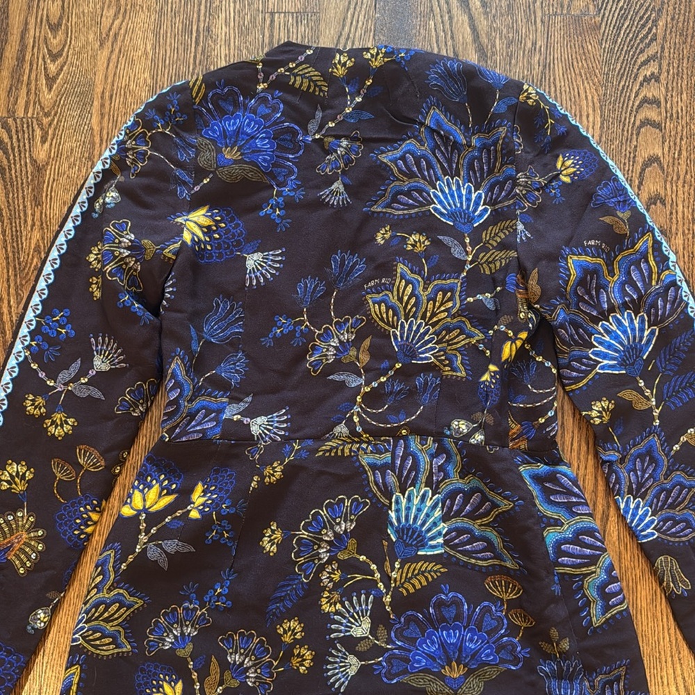 FARM Rio Floral Wrap Mini Dress SM - Picture 7 of 15